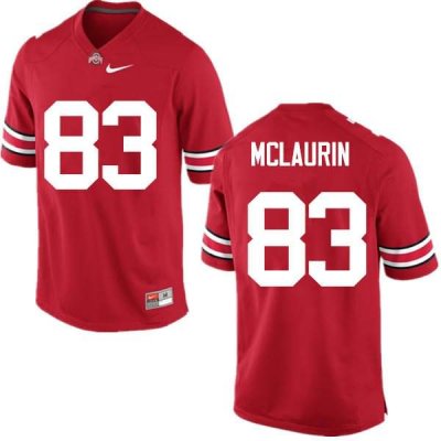 NCAA Ohio State Buckeyes Men's #83 Terry McLaurin Red Nike Football College Jersey VOD6845PK